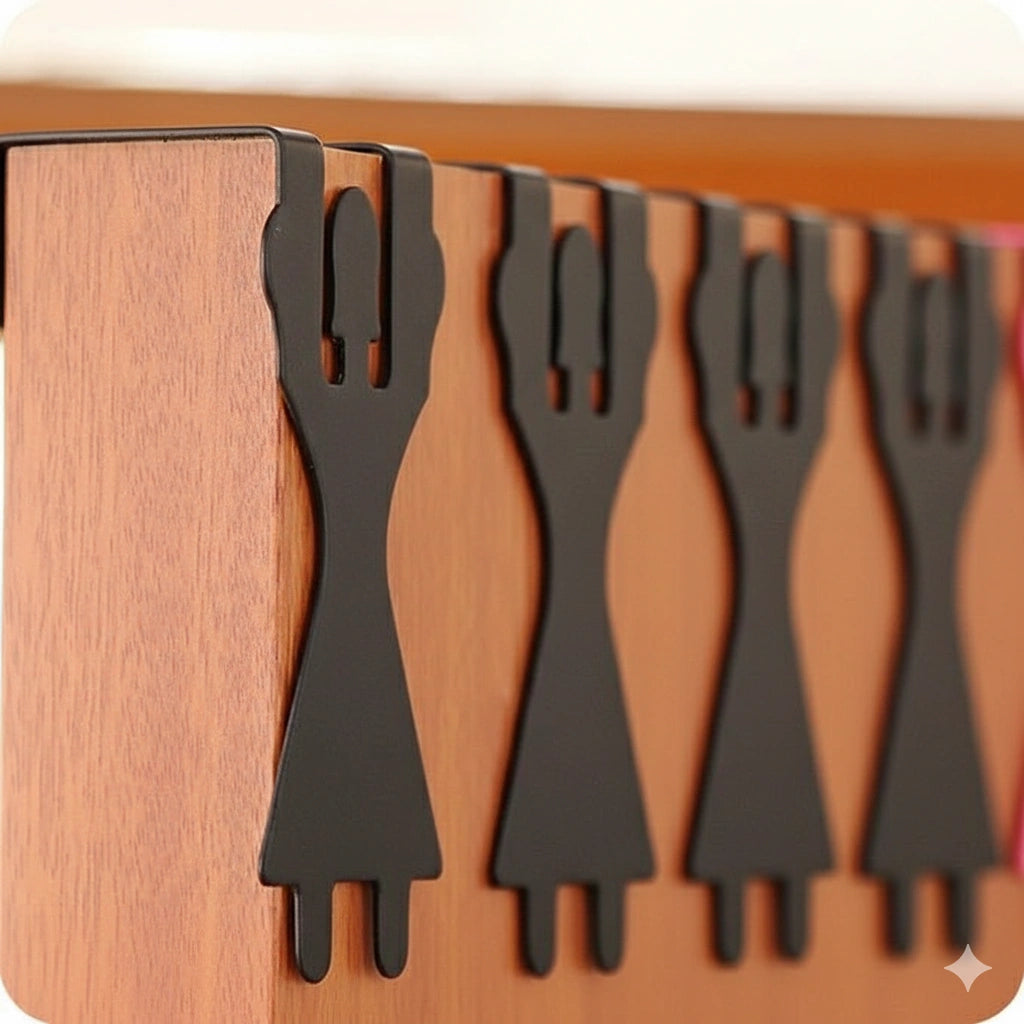 MettiQ wall mounted toothbrush holder matte black metal