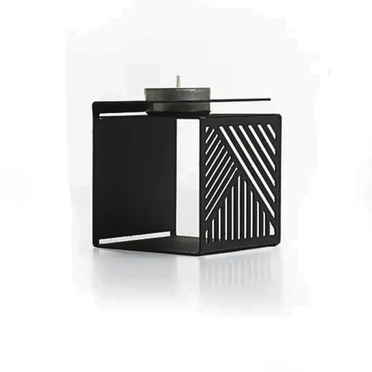 Geometric Metal Tea Light Candle Holder