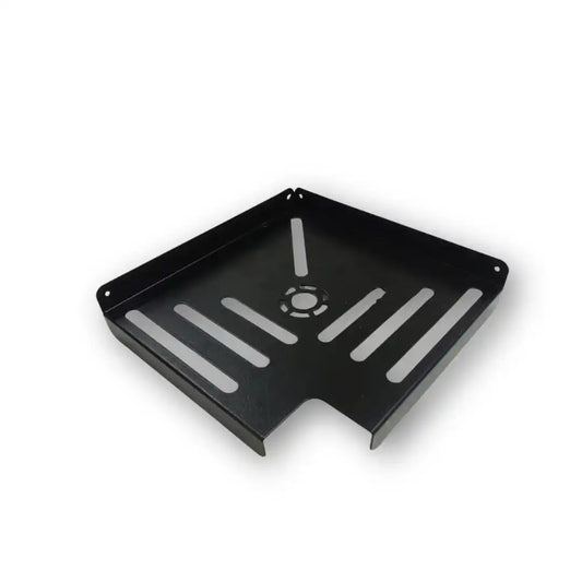 Black Wall-Mounted Bathroom Corner Shelf