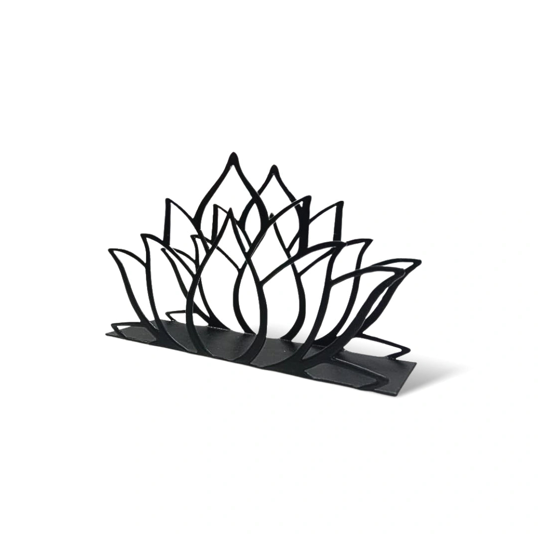 Lotus Design Metal Napkin Holder