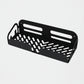 MettiQ wall mounted shower caddy matte black metal