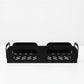 MettiQ wall mounted shower caddy matte black metal
