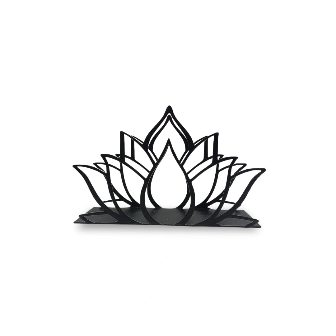 Lotus Design Metal Napkin Holder