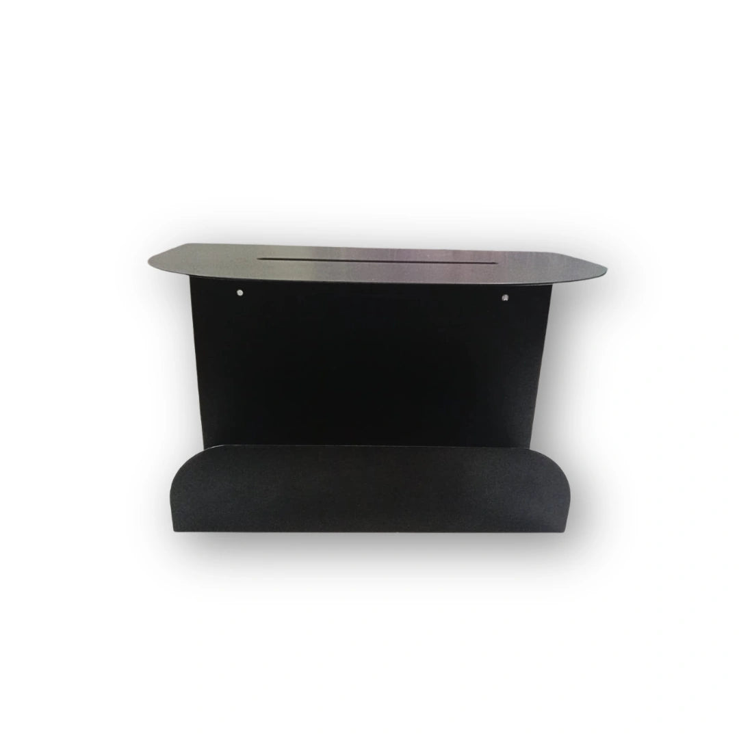Modern floating metal bedside shelf by MettiQ