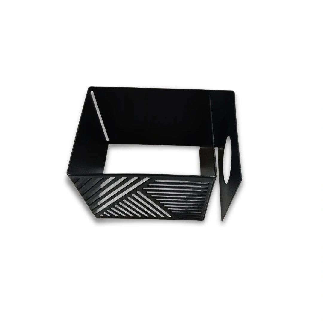 MettiQ geometric metal tea light candle holder with modern design
