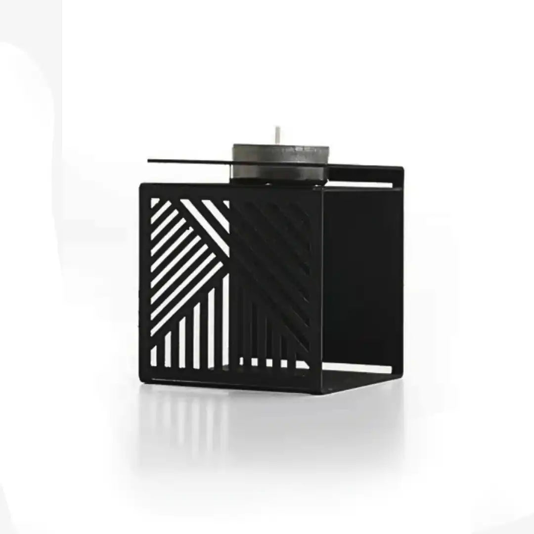 Geometric Metal Tea Light Candle Holder