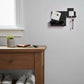 Matte Black Wall Organizer – Metal Key & Accessories Holder with Shelf