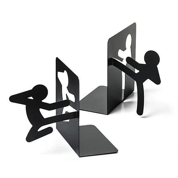 Metal Fighting Stickmen Bookends