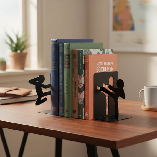 Metal Fighting Stickmen Bookends