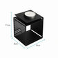 MettiQ geometric metal tea light candle holder with modern design