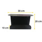 Modern floating metal bedside shelf by MettiQ