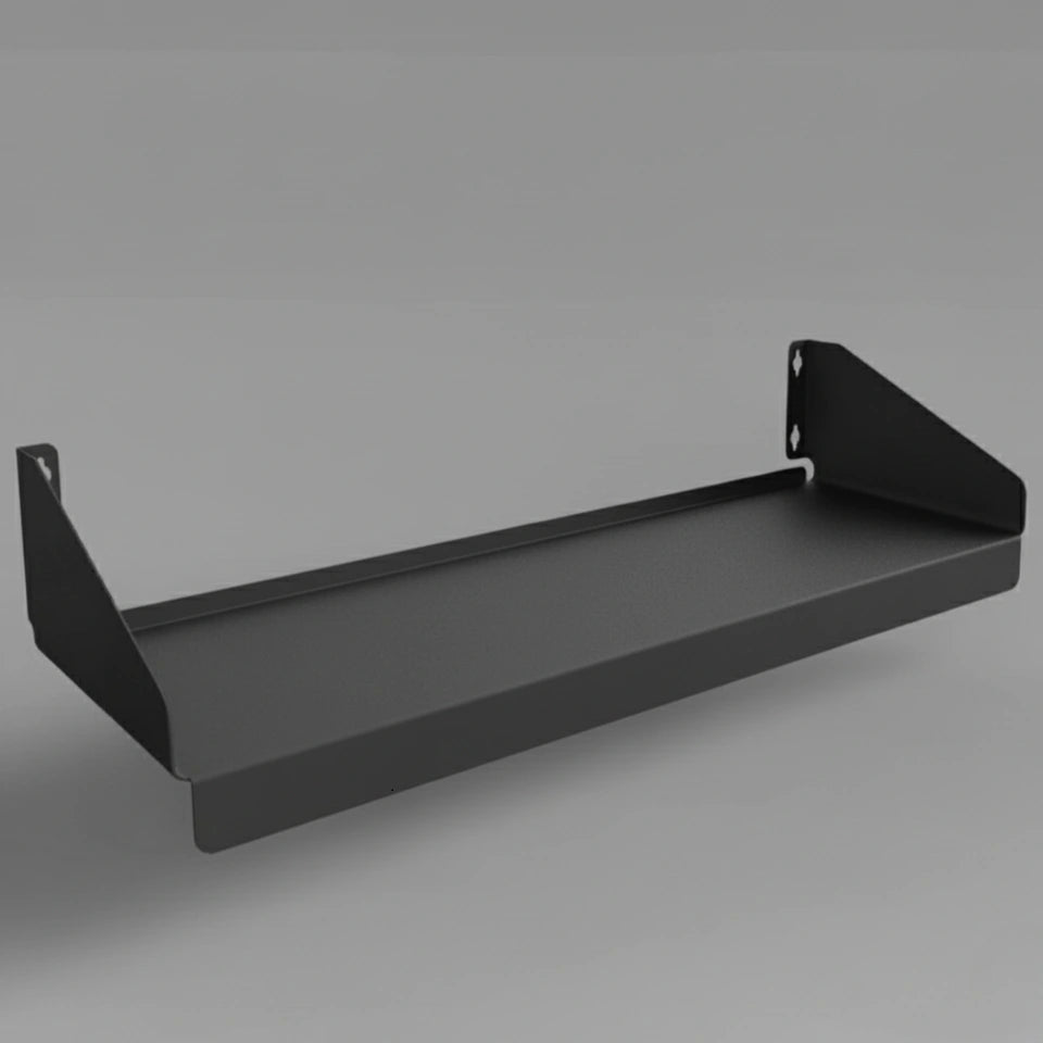 Upper Bracket Metal Shelf – Matte Black