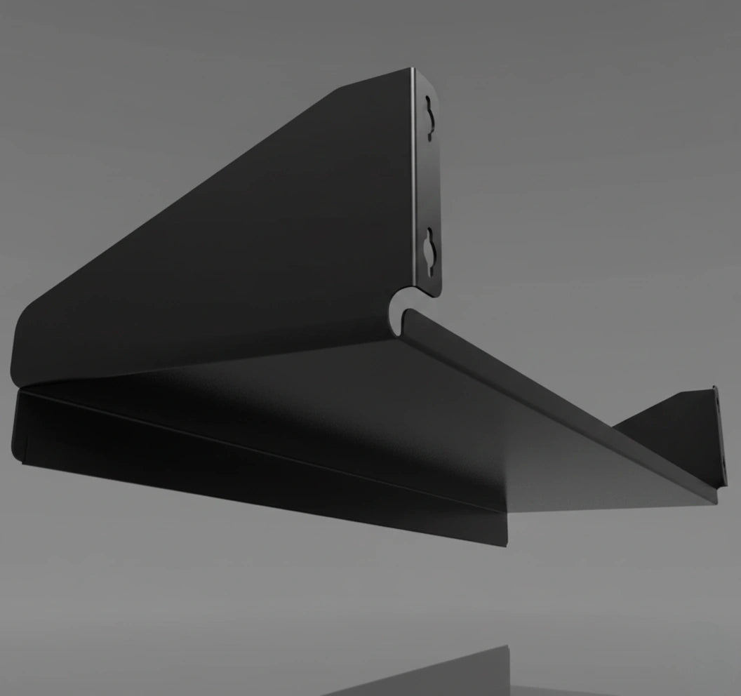 Upper Bracket Metal Shelf – Matte Black