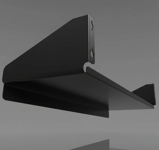 Upper Bracket Metal Shelf – Matte Black